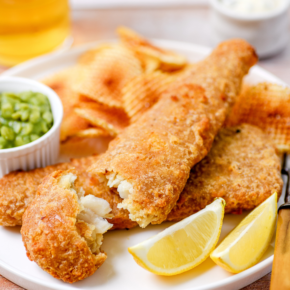 Battered Cod Fillets - Bulk 1KG Pack