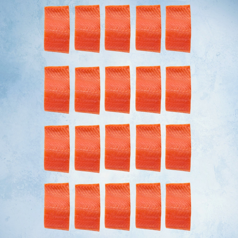 Freezer Filler Bundle Wild Sockeye Salmon FIllet Steaks 240g x 10 packs (20 Steaks)