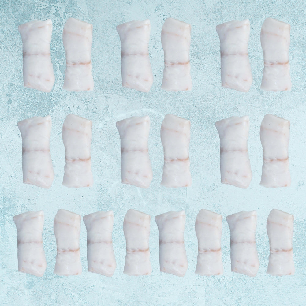 Wild British Hake Fillet Steaks - 10 Packs (20 Steaks)