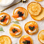 Blinis & 200g FishRJumpin Smoked Salmon