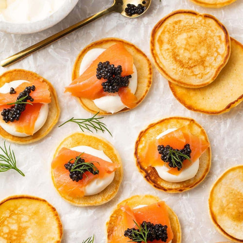 Blinis & 200g FishRJumpin Smoked Salmon