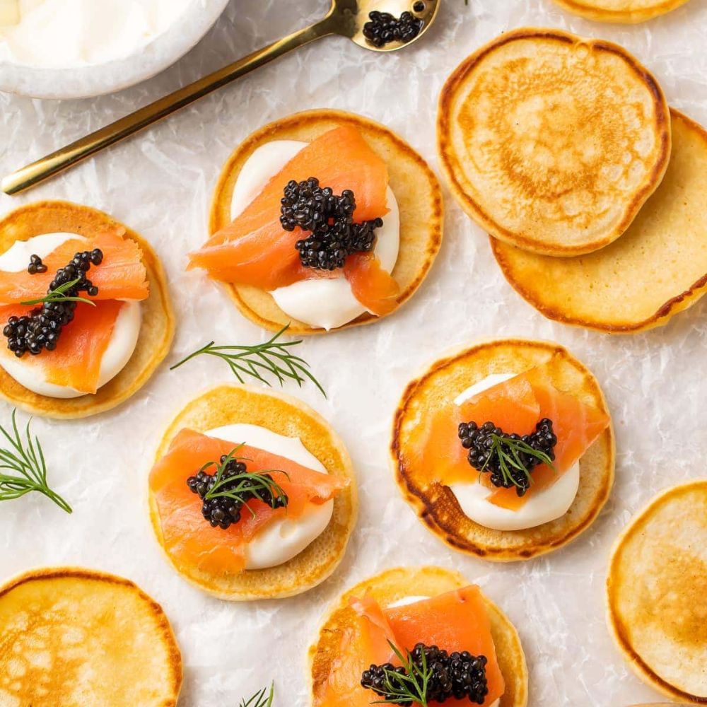 Blinis & 200g FishRJumpin Smoked Salmon
