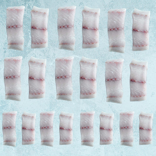 Wild British Coley Fillets Steaks 10 Packs (20 steaks)