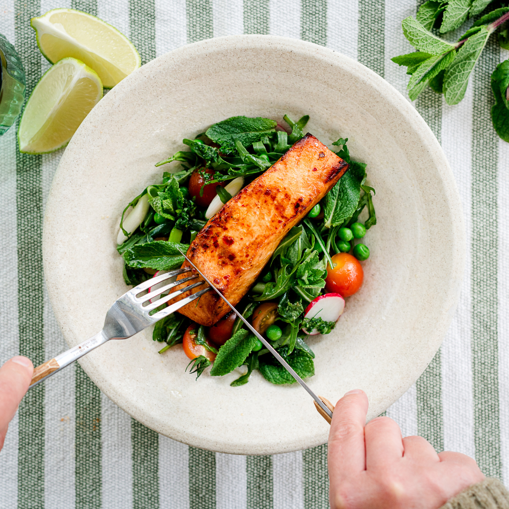 Hot Honey Salmon Fillet Steaks