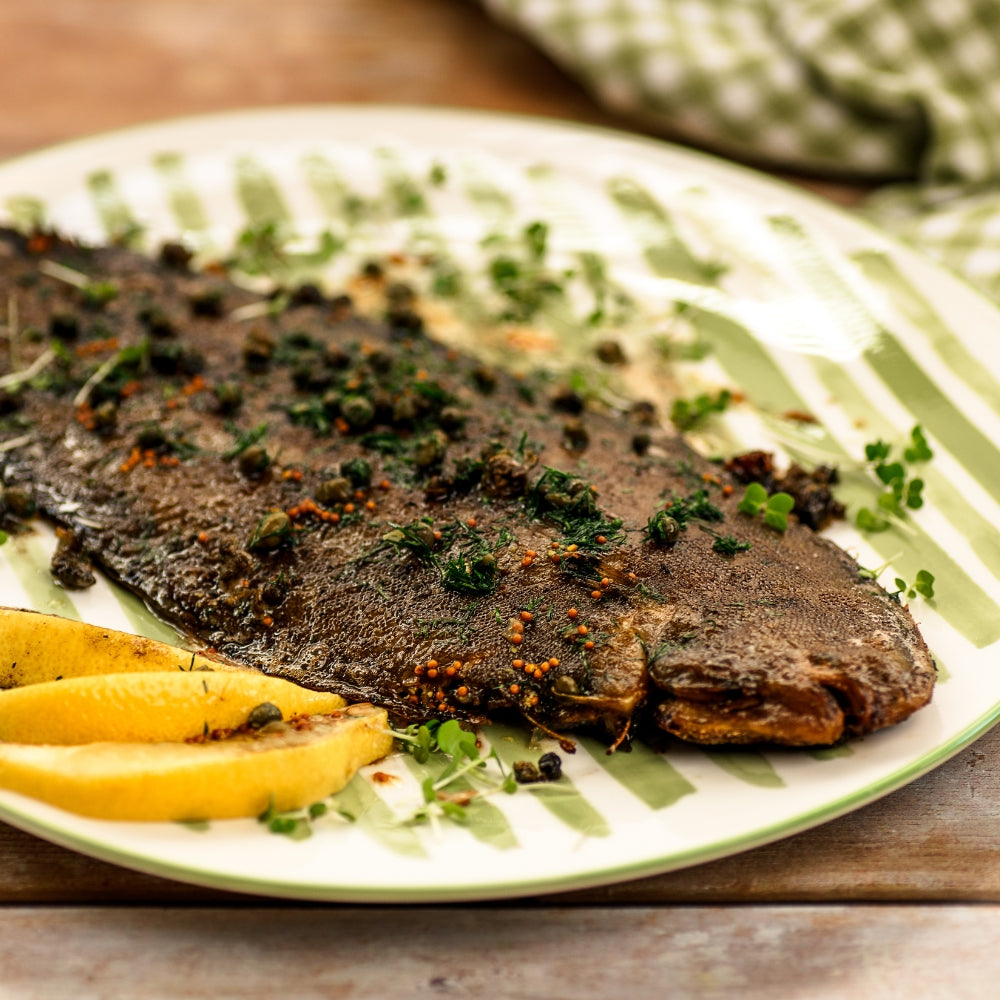 Whole Wild British Dover Sole - Cleaned