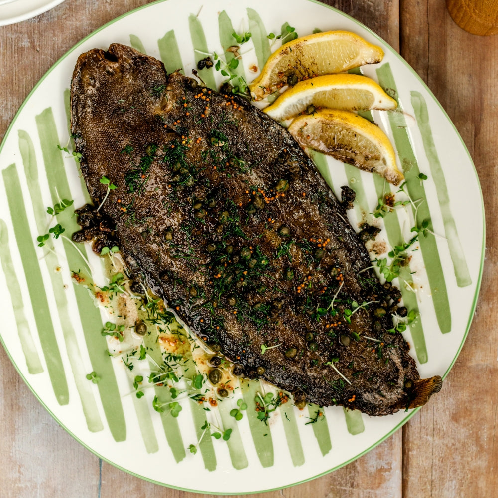 Whole Wild British Dover Sole - Cleaned