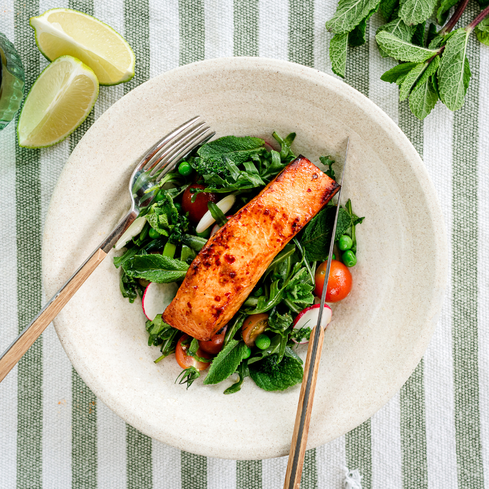 Hot Honey Salmon Fillet Steaks