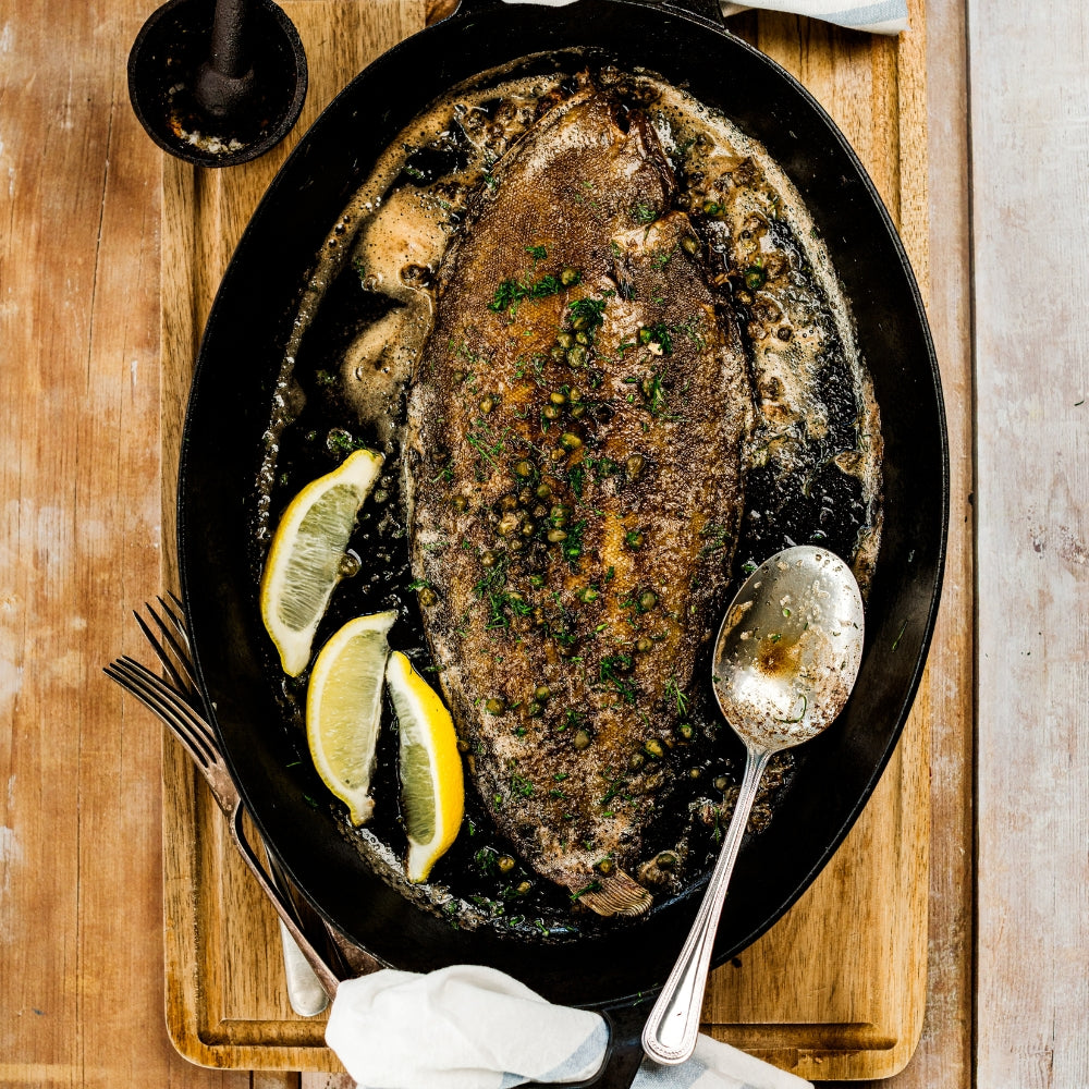 Whole Wild British Dover Sole - Cleaned