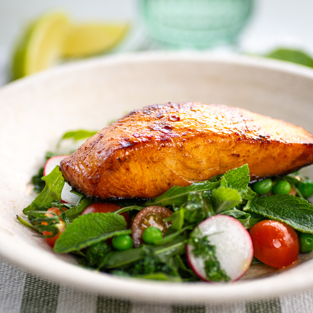 Hot Honey Salmon Fillet Steaks