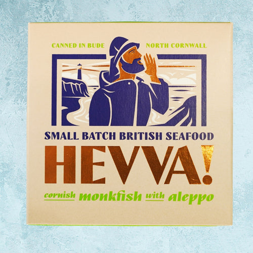 Cornish Monkfish in Lime & Coconut oil - Hevva tin