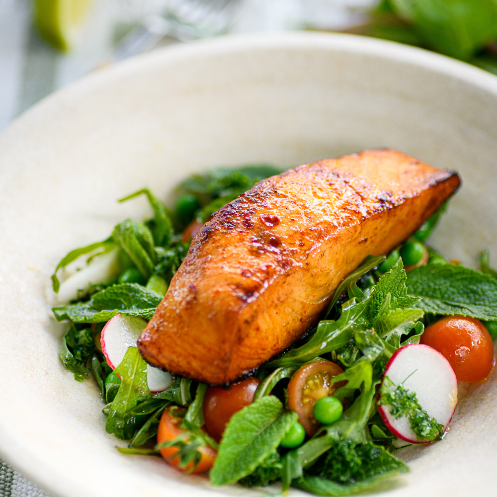 Hot Honey Salmon Fillet Steaks