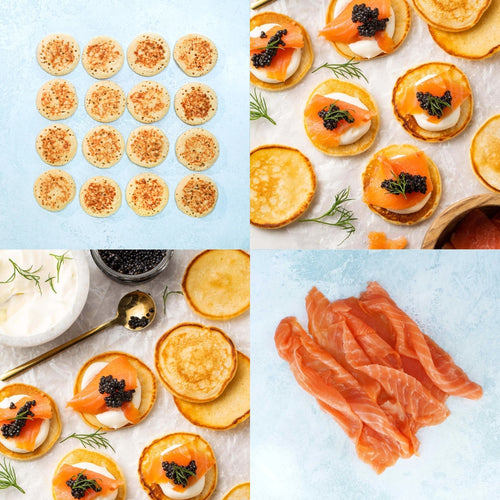 Blinis & FishRJumpin Smoked Salmon (200g)