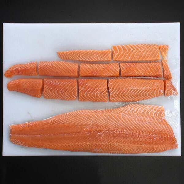 Atlantic Salmon Back Sashimi Strip 3
