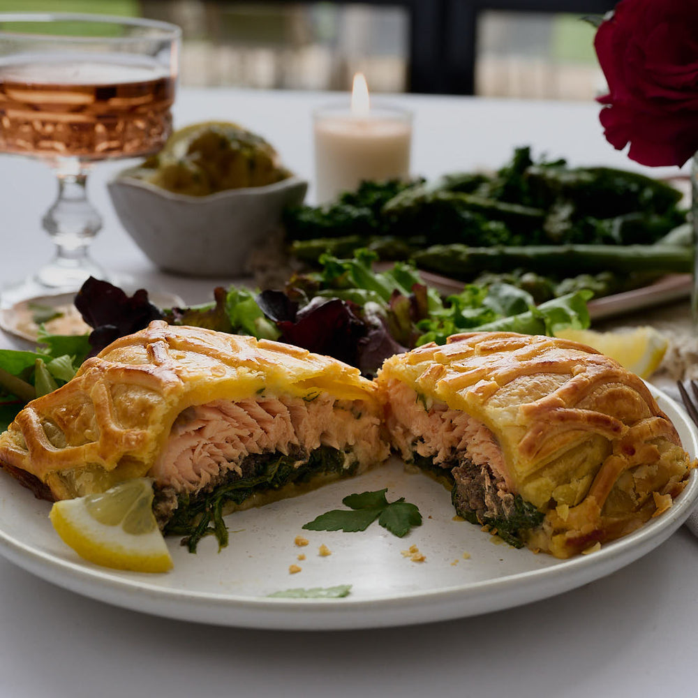 Buy Salmon En Croute Online Next Day Delivery The Fish Society
