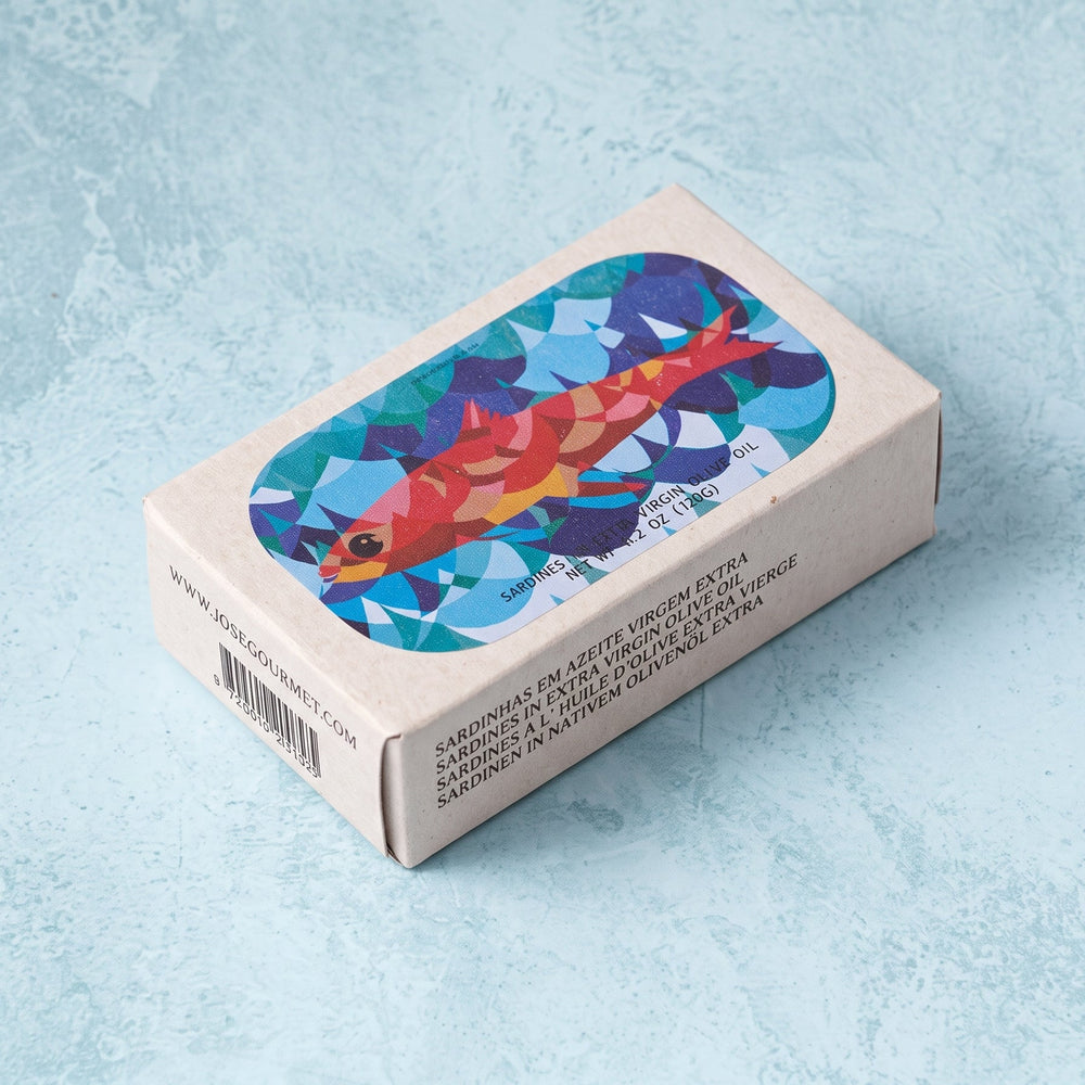 Sardines in extra virgin olive oil, José Gourmet 120g tin