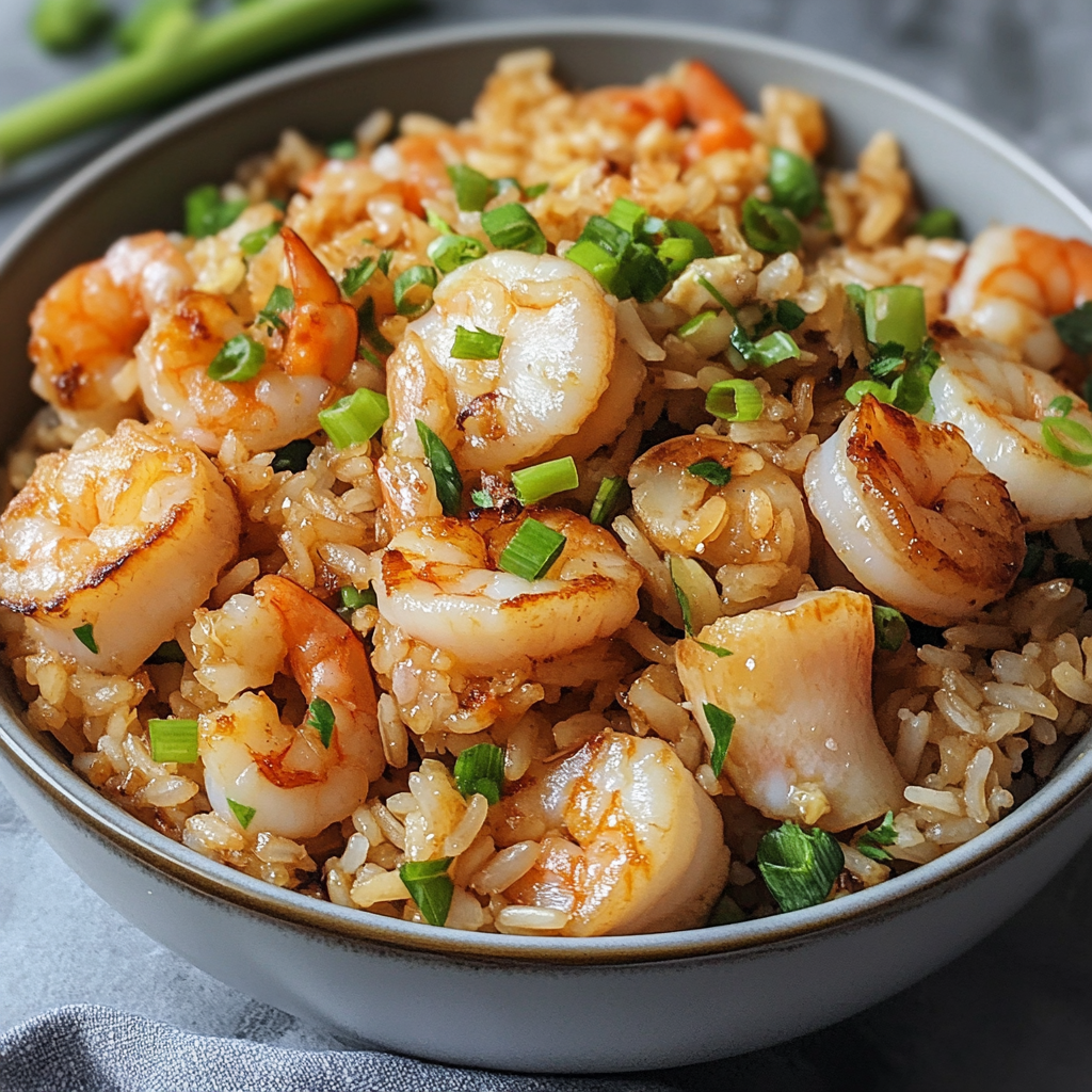 Friend Fish And Rice The Fish Society's Seafood Fried Rice