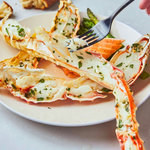 Wild Norwegian Split King Crab Legs - Cooked