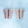 Stone bass fillet portions