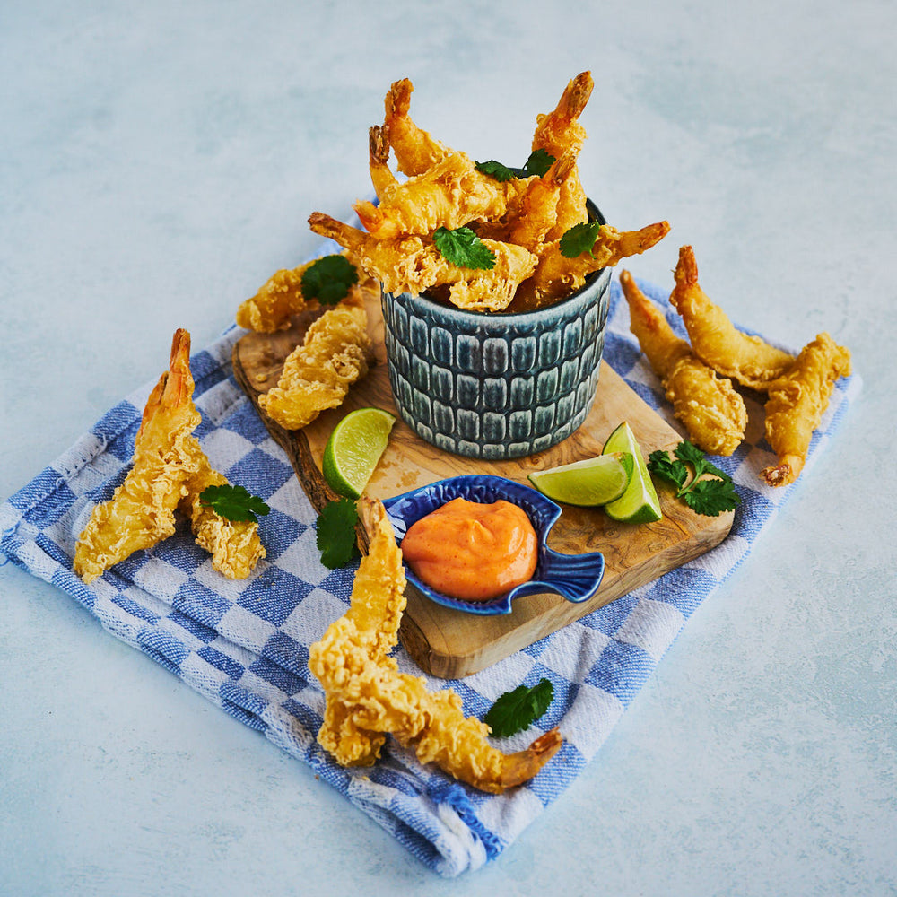 Asian Fakeaway Seafood Box - Serves 4 - Tempura Battered King Prawns