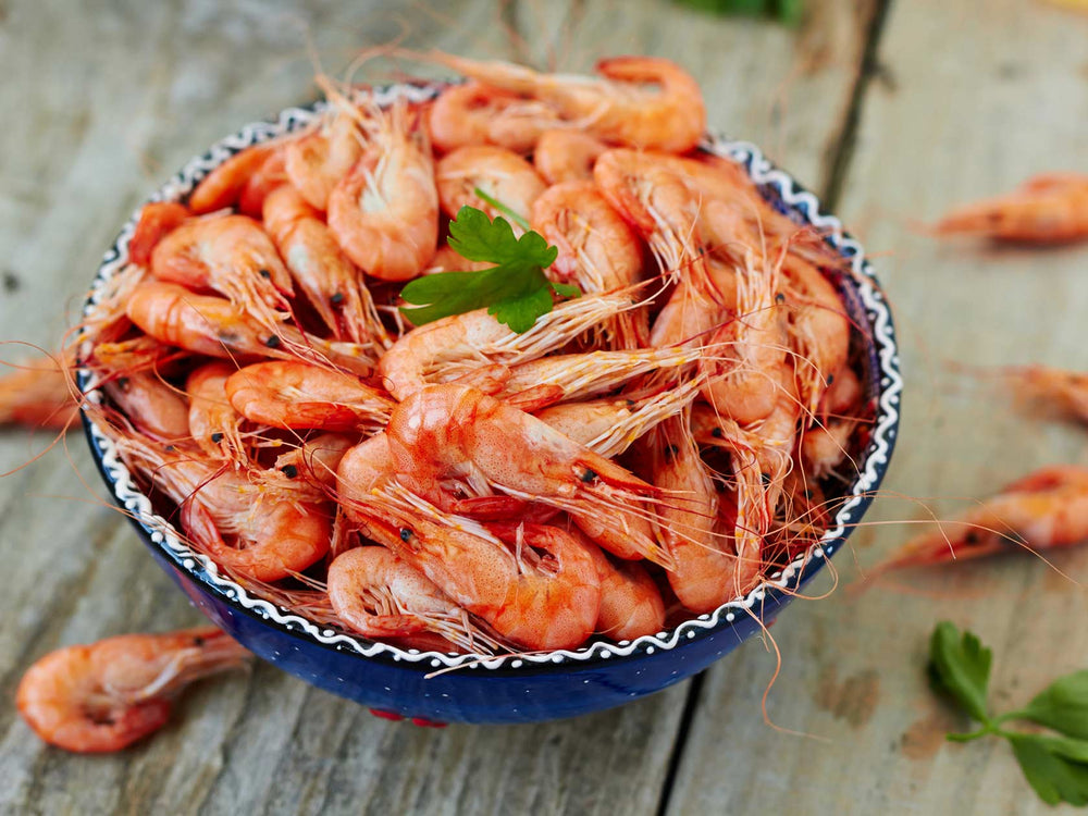 Whole Cooked Wild Atlantic Prawns
