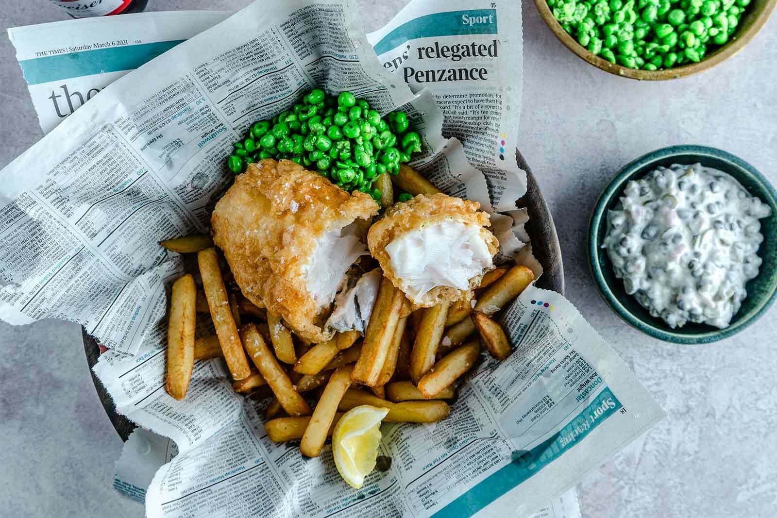 Beer Battered Cod Fish and Chips Recipe – The Fish Society