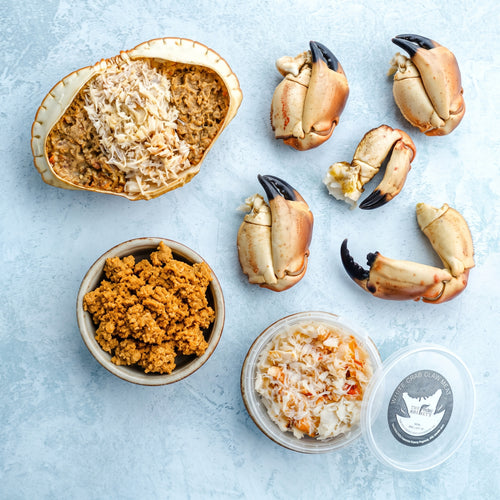 Best Selling Crab Bundle - White & Brown Crab Meat, Dressed Crab, Claws - The Fish Society