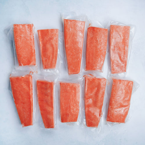 Coho Salmon Sashimi Saku Bulk Pack