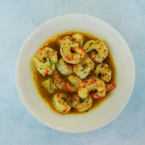 Wild Red Prawn With Garlic Butter