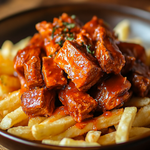 Spicy Buffalo BBQ Marinated Yellowfin Tuna Chunks