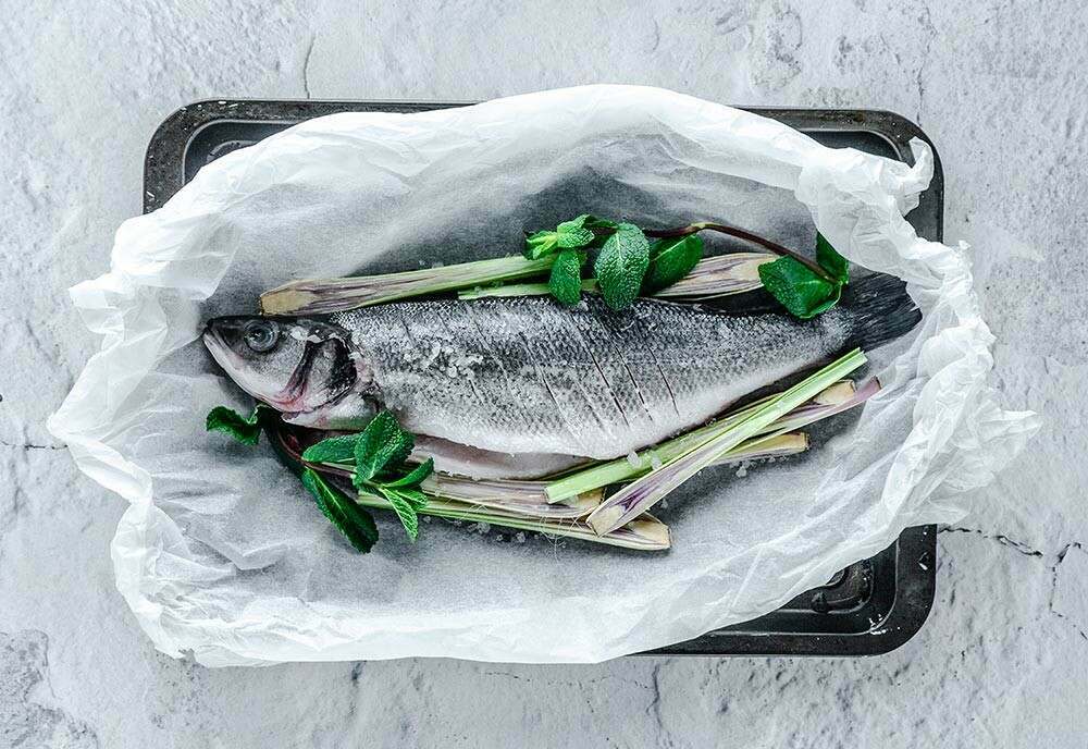 sea bass roasted recipe