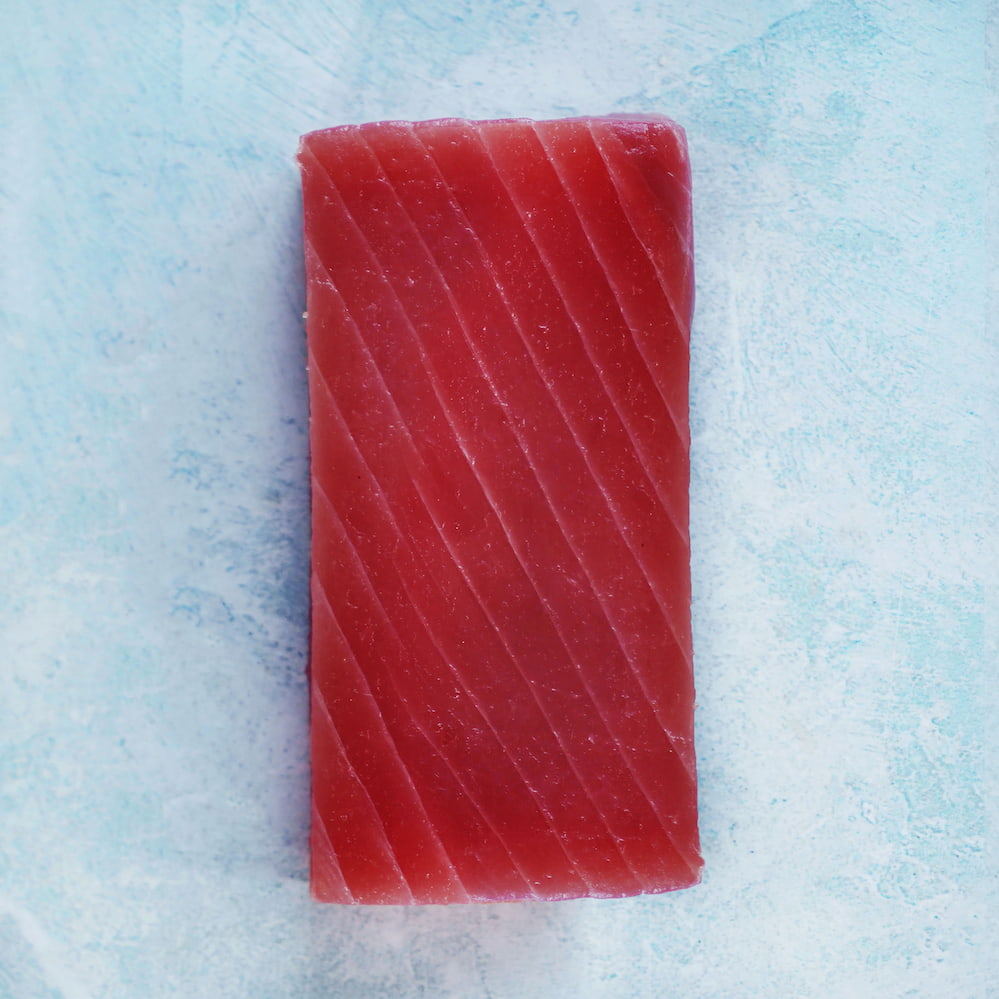 Tuna sashimi grade maguro saku block