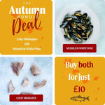 Coley Misshapes and Mussels in Wine £10 BUNDLE DEAL