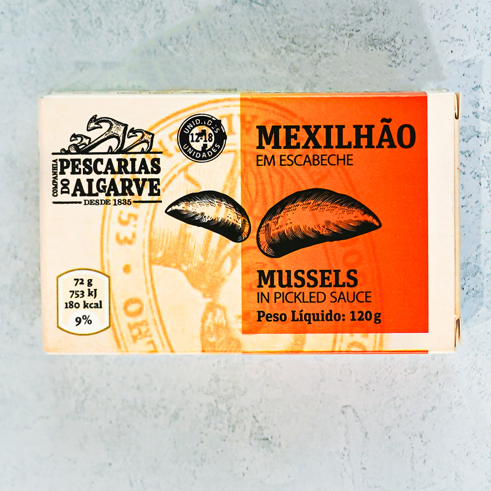 Tinned Mussels Escabeche - Pescarias de Algarve
