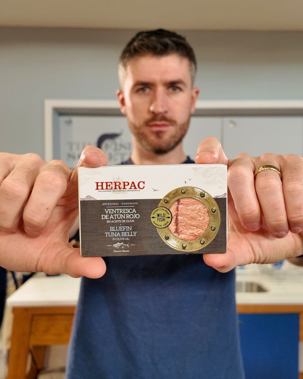Tinned Bluefin Tuna Belly In Oil - Herpac