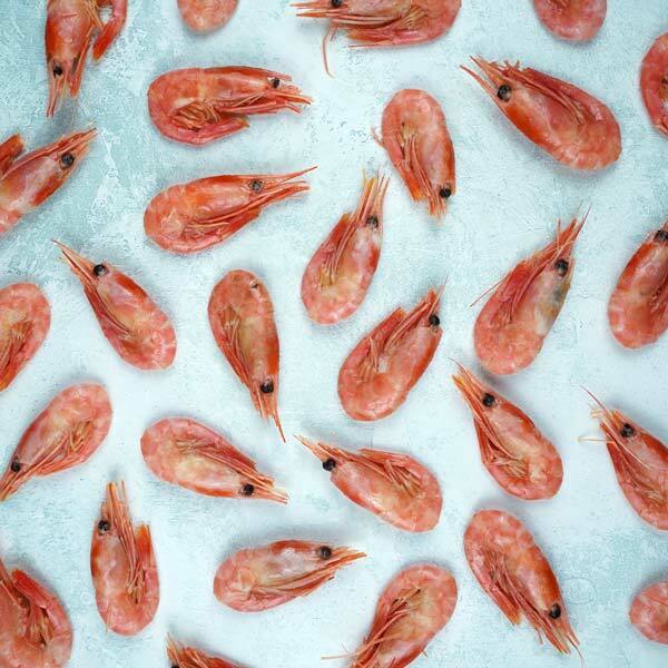 Whole Cooked Wild Atlantic Prawns