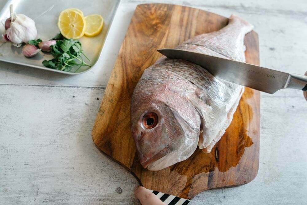 Whole Baked Snapper- Step 1 