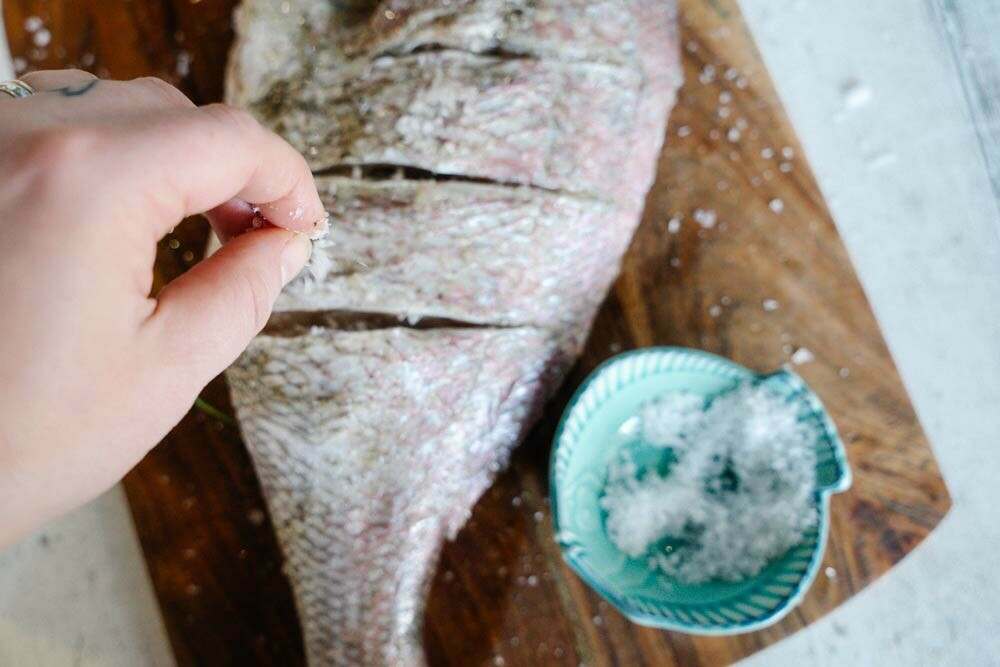 Whole Baked Snapper- Step 3