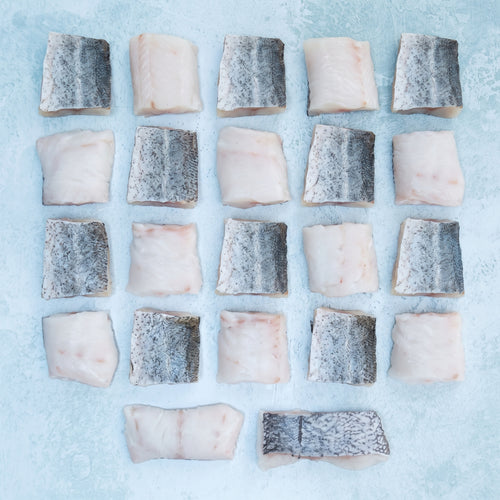 Wild British Hake Fillet Steaks - Bundle (10 packs, 20 steaks) - The Fish Society